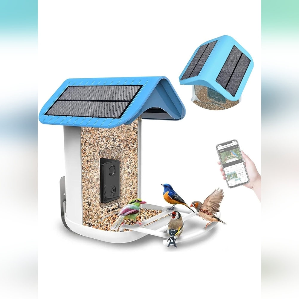 Bird feeder with camera